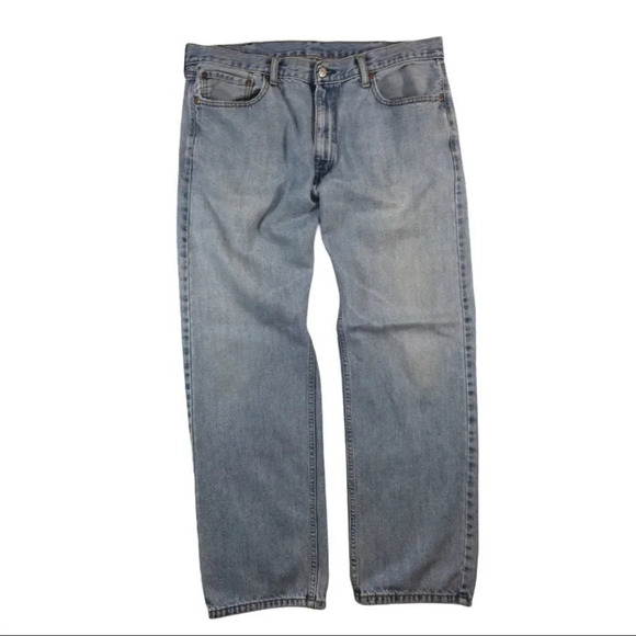 MJ126 Levi’s 505 Regular Fit Denim Jeans 38x30 - Picture 1 of 7